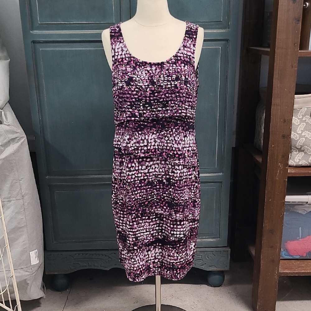 Danny & Nicole Sz 12 Layered Look Front Syraoght Back Super Cute & Colorful